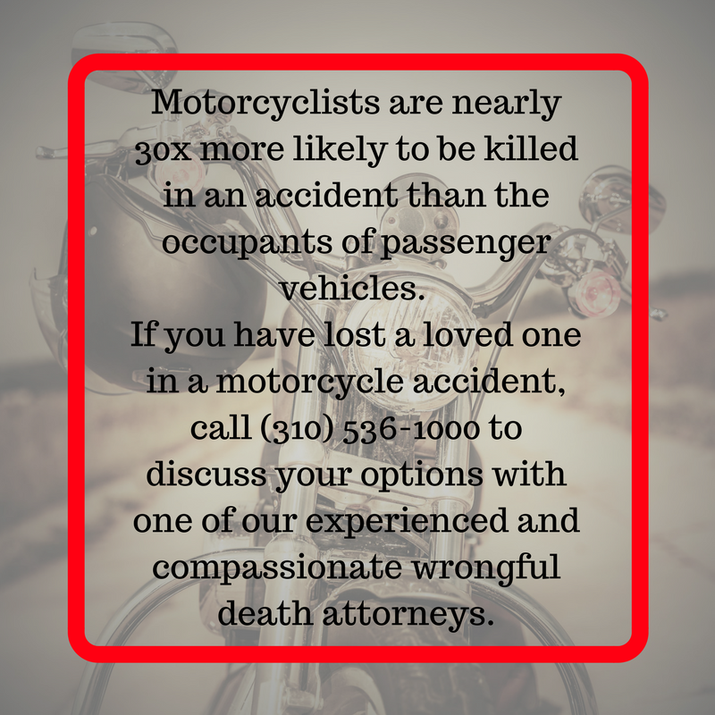 Have you lost a loved one in a motorcycle accident in California? Call the wrongful death attorneys at Kirtland & Packard, 310-536-1000, to learn how we can help.